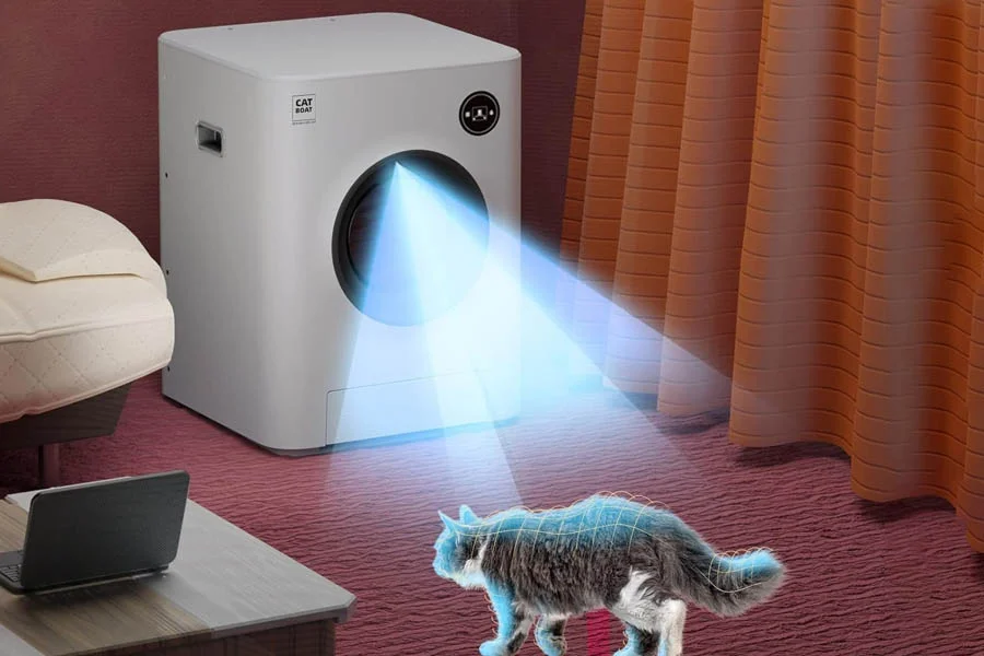 automatic self cleaning litter boxes
